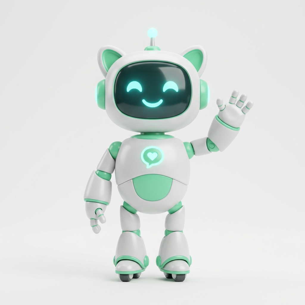 ChatMe.lk 3D AI Robot Assistant Mascot